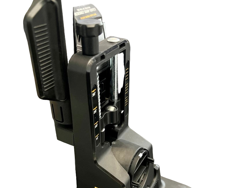 Precision Adjust Tool Holder installed on Work Sharp system