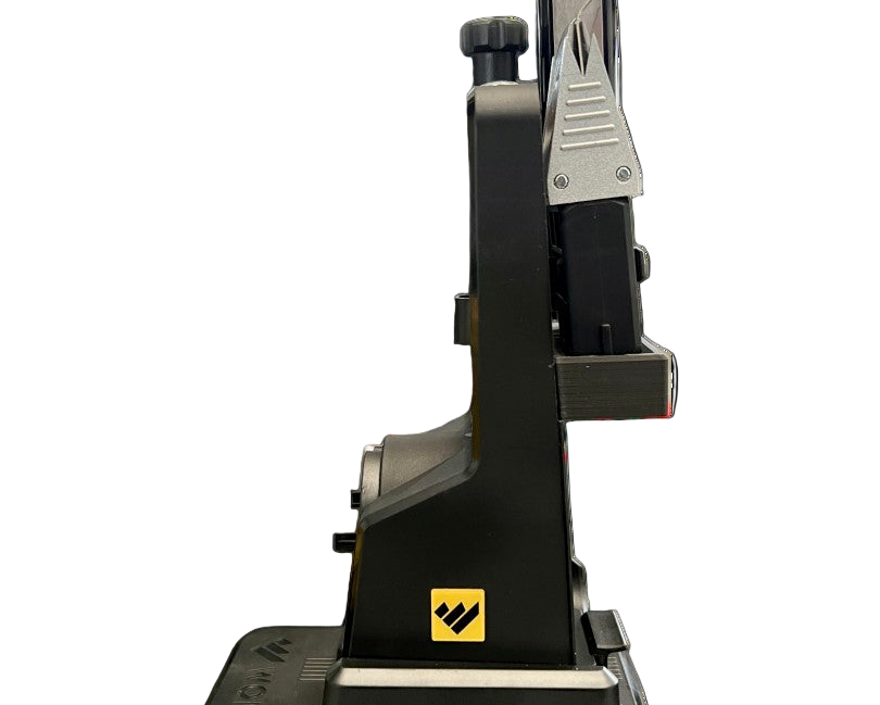 Precision Adjust Tool Holder installed on Work Sharp system side